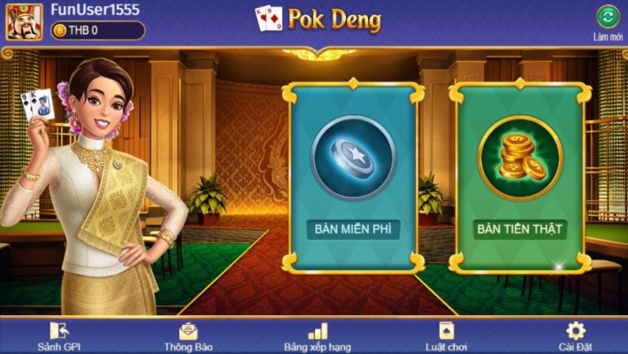 Khám phá luật cá cược game bài Pok Deng
